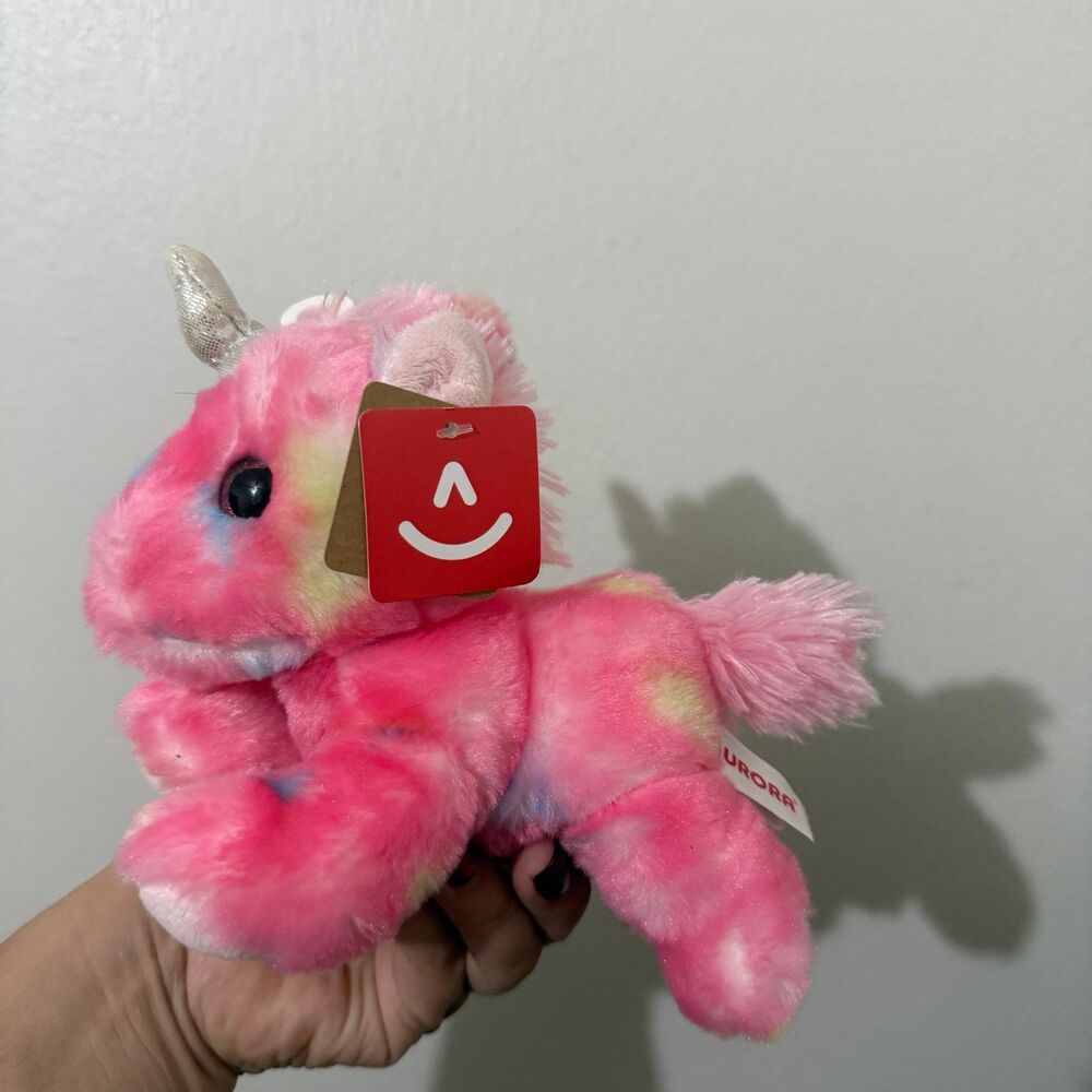 Aurora world jellyroll the pink unicorn plush